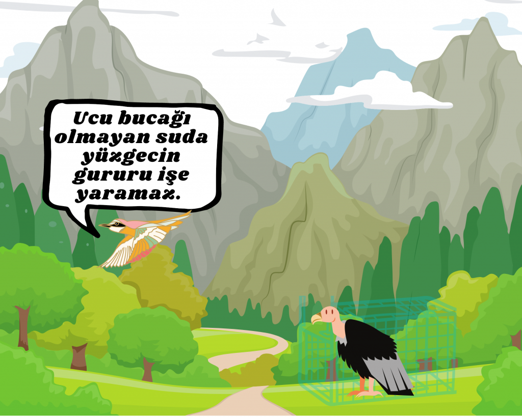 AKBABA İLE ÇAYLAK by YUNUS EMRE - MEVLANA - SADİ ŞİRAZİ - Illustrated by SADİ ŞİRAZİ - Ourboox.com