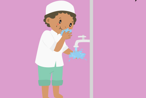 نتعلم خطوات الوضوء by moris - Illustrated by موريس ابو مخ - Ourboox.com