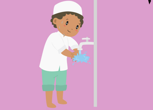 نتعلم خطوات الوضوء by moris - Illustrated by موريس ابو مخ - Ourboox.com