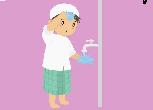 نتعلم خطوات الوضوء by moris - Illustrated by موريس ابو مخ - Ourboox.com