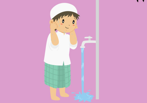 نتعلم خطوات الوضوء by moris - Illustrated by موريس ابو مخ - Ourboox.com