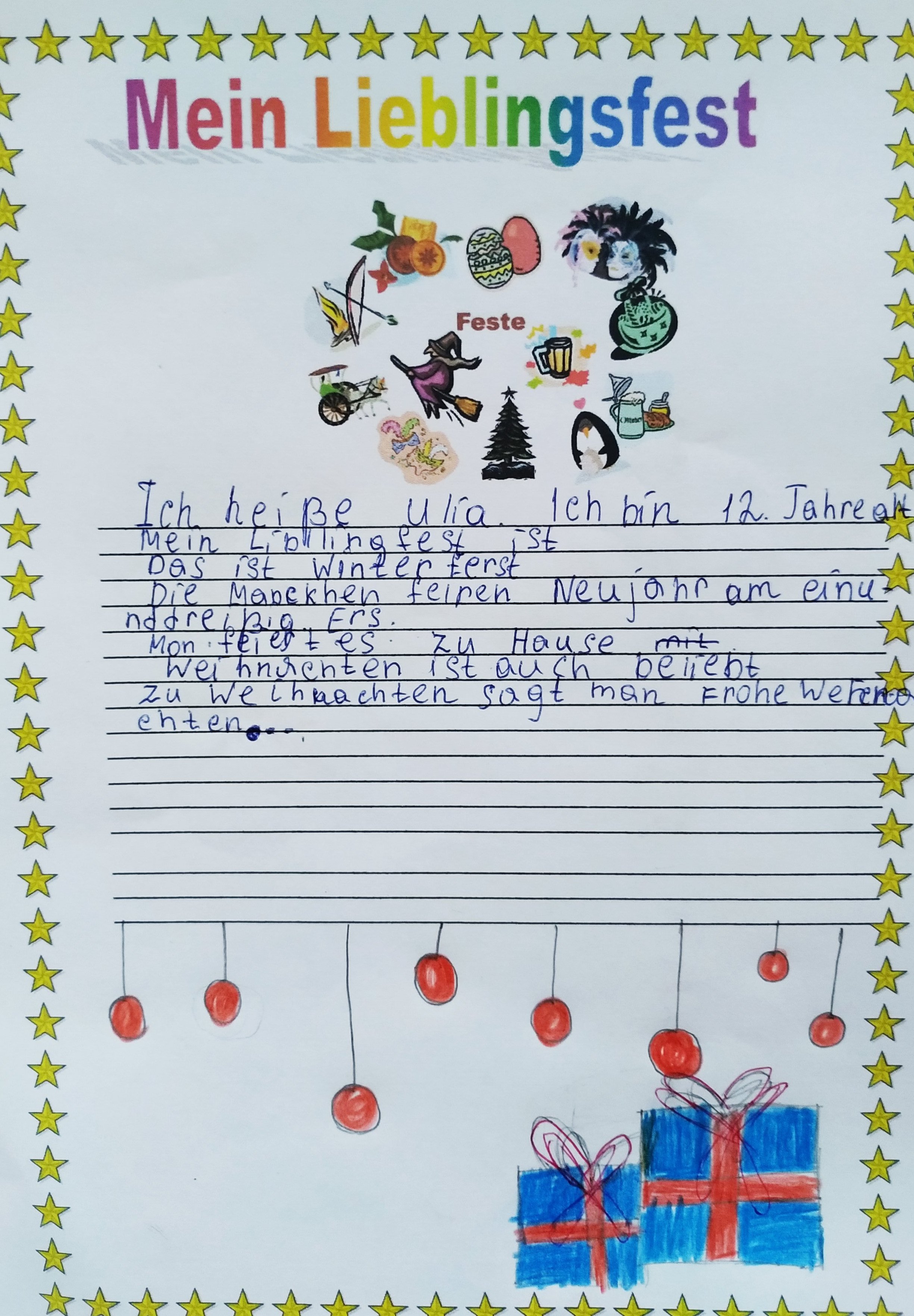 Mein Lieblingsfest by Mariia - Illustrated by Borovkova Mariia - Ourboox.com