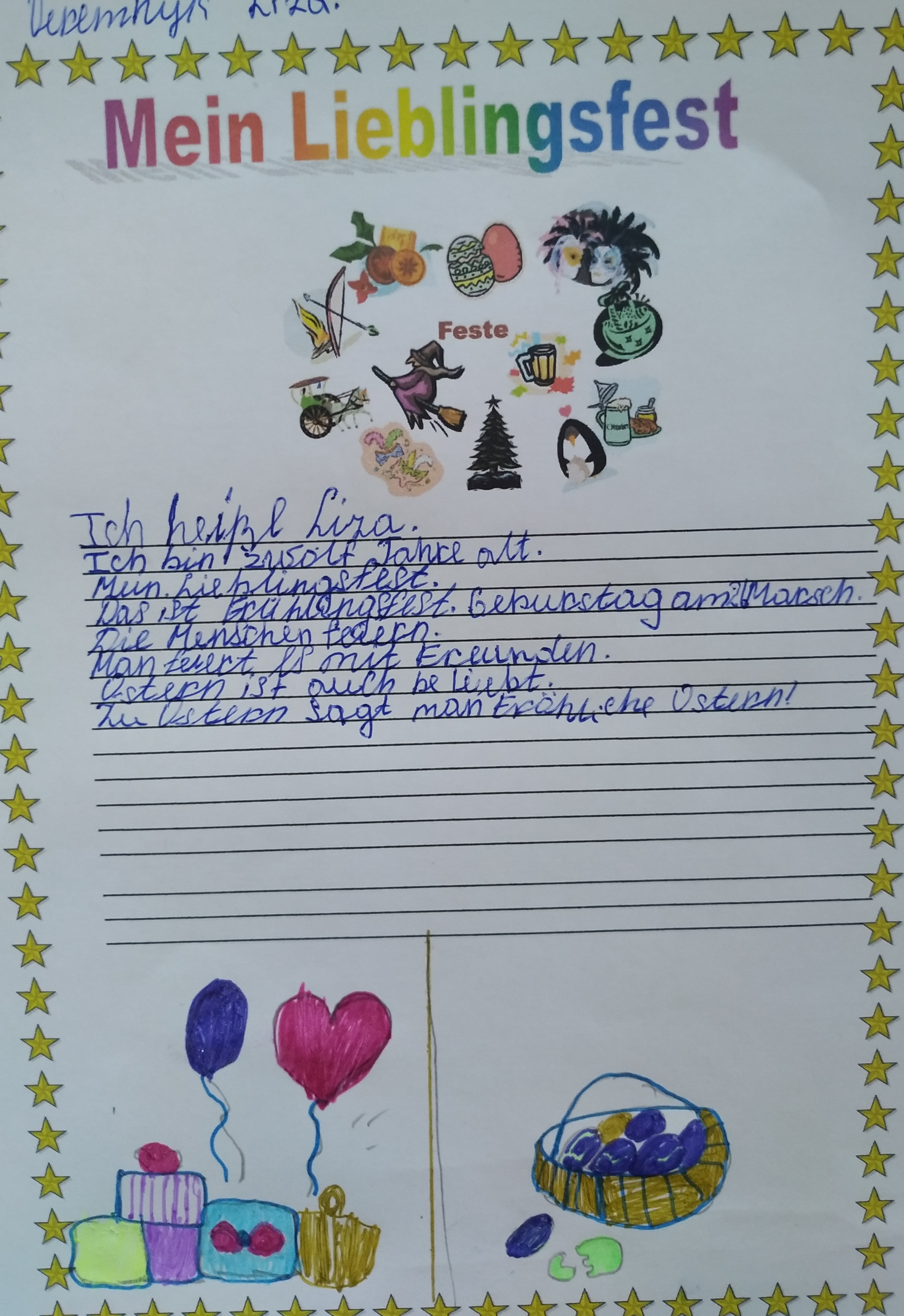 Mein Lieblingsfest by Mariia - Illustrated by Borovkova Mariia - Ourboox.com