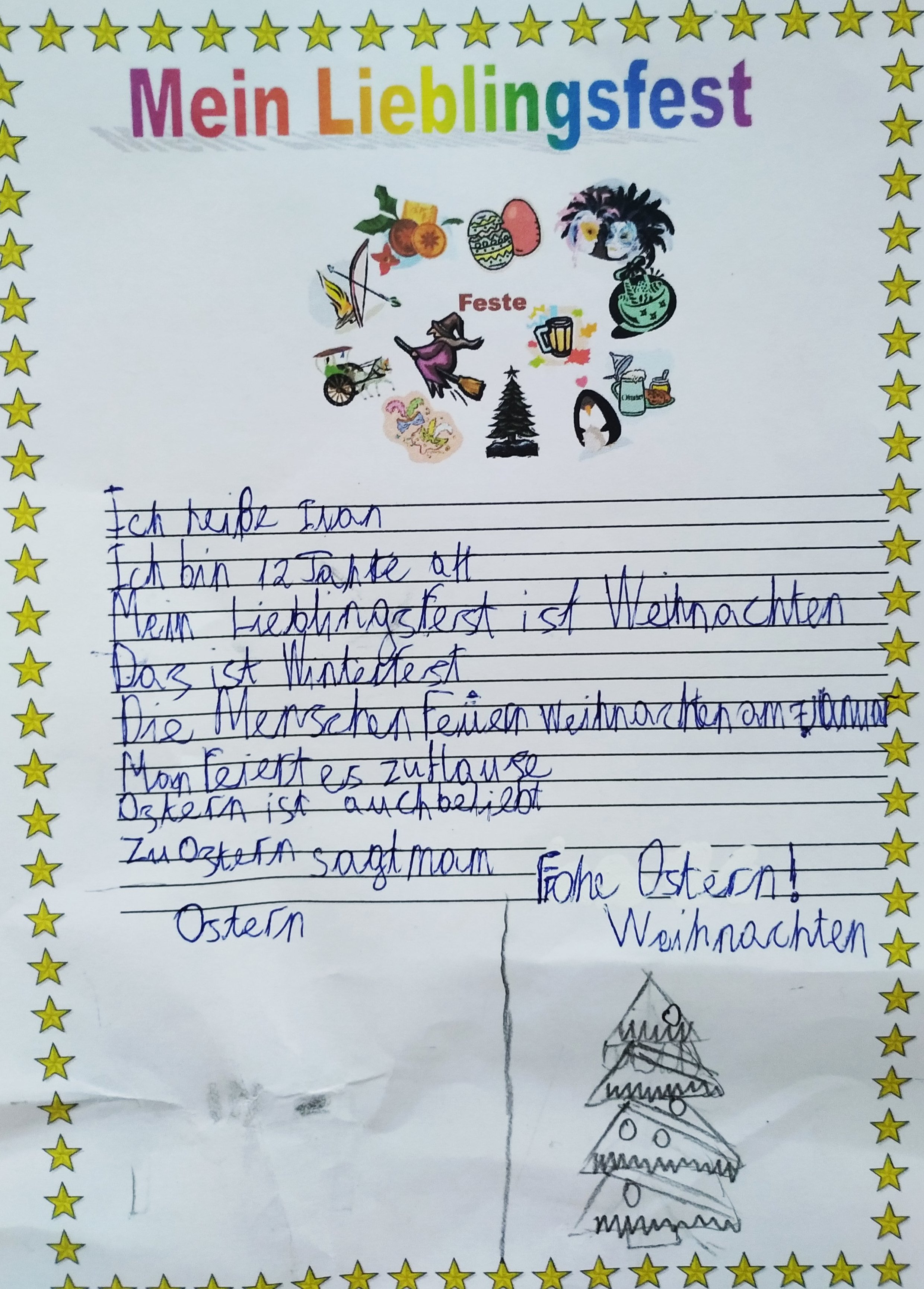 Mein Lieblingsfest by Mariia - Illustrated by Borovkova Mariia - Ourboox.com