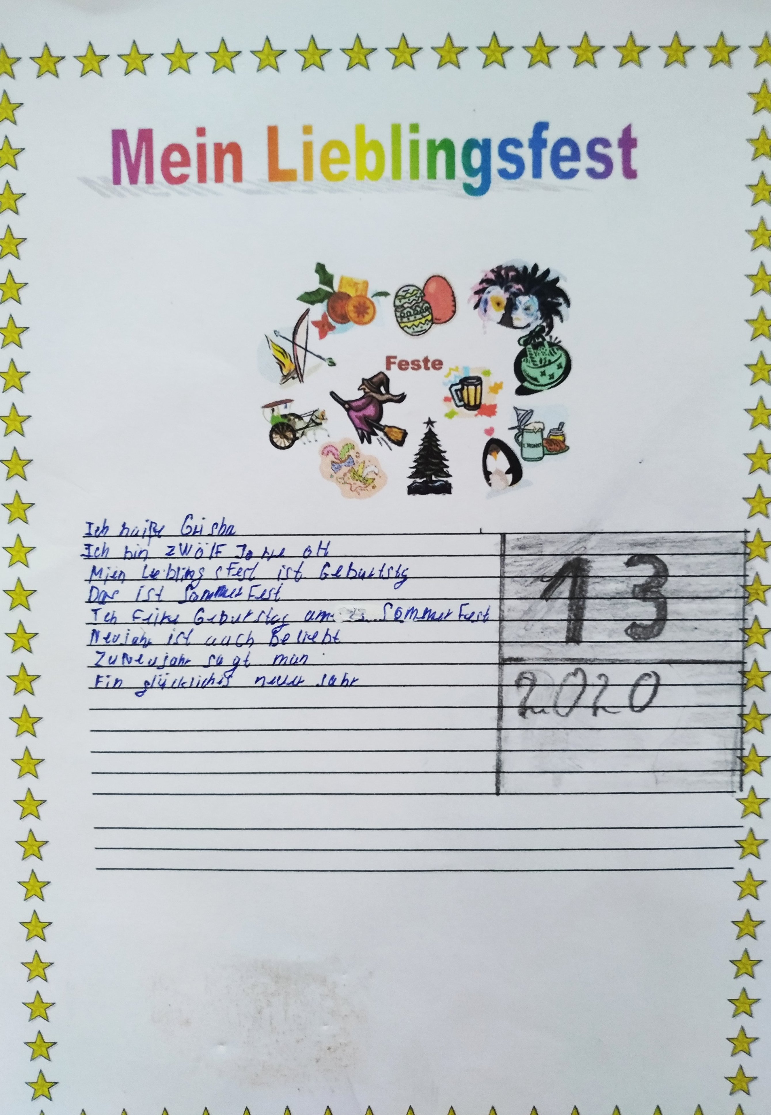 Mein Lieblingsfest by Mariia - Illustrated by Borovkova Mariia - Ourboox.com