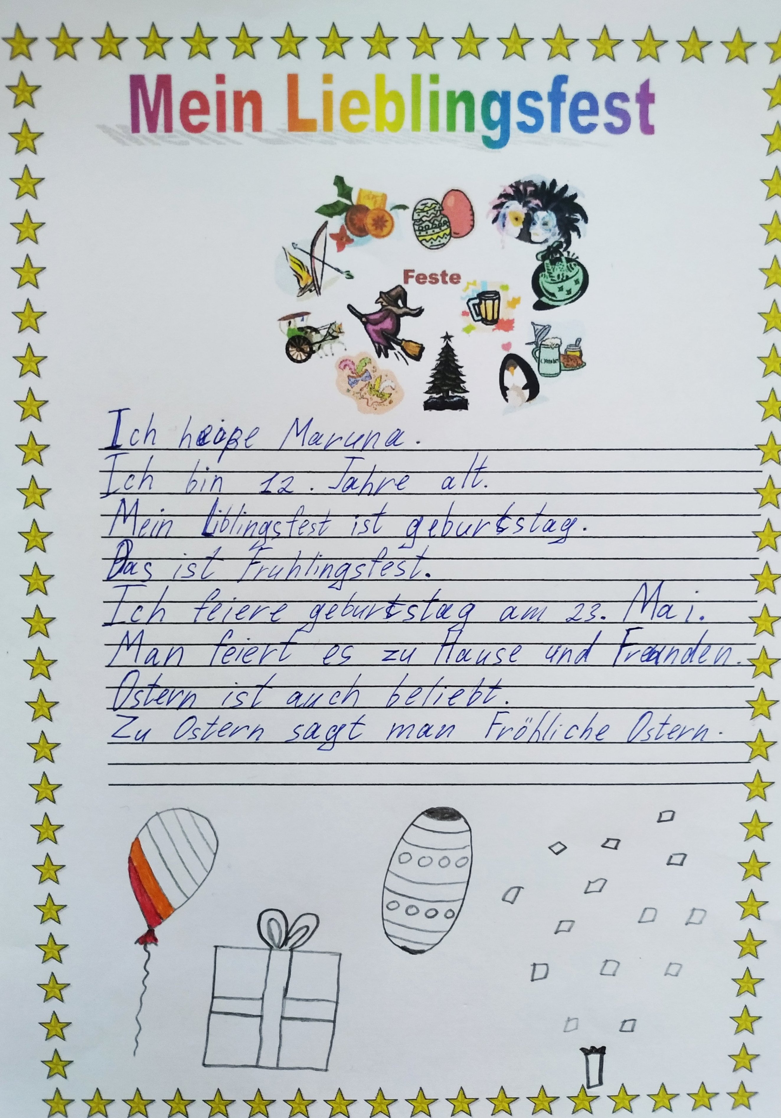 Mein Lieblingsfest by Mariia - Illustrated by Borovkova Mariia - Ourboox.com