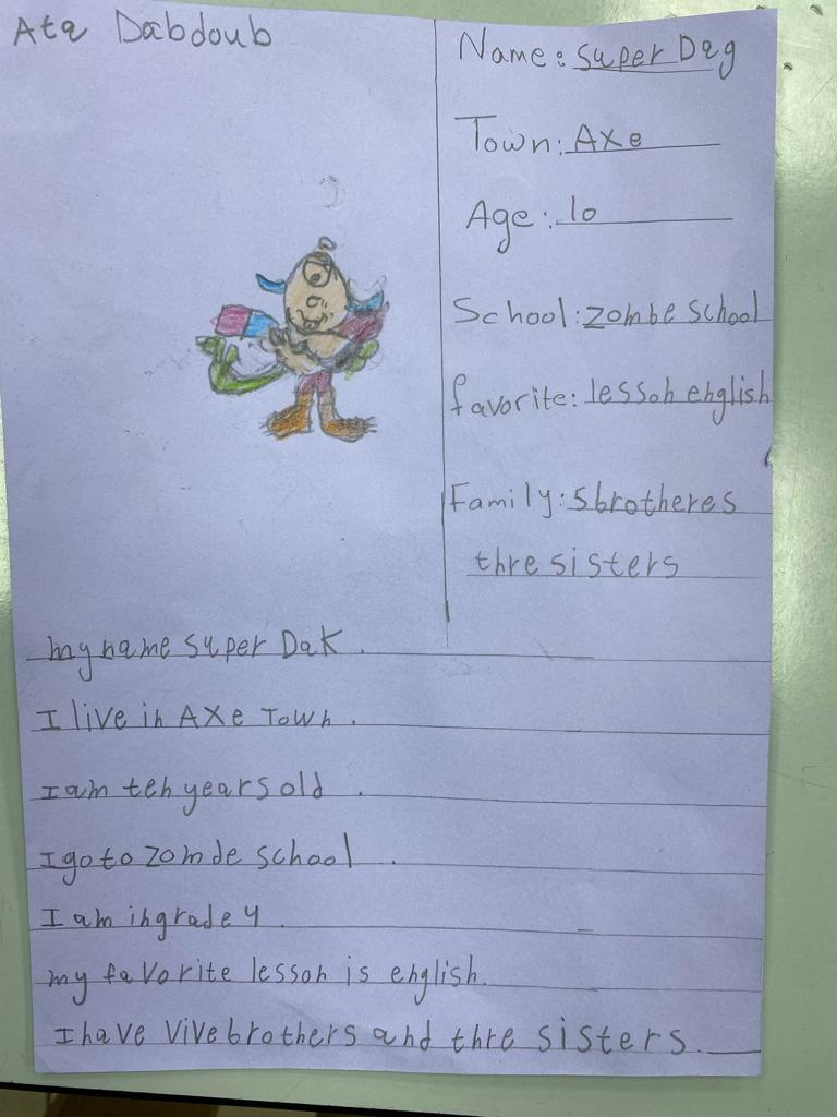 My ID Card by Maisalon kaiyal - Illustrated by Maisalon Ali Kaiyal - Ourboox.com